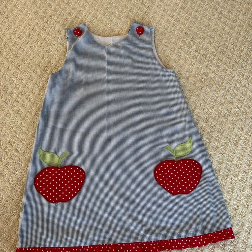 Shrimp and grits size 5 Apple dress. Perfect for back to school!  EUC!